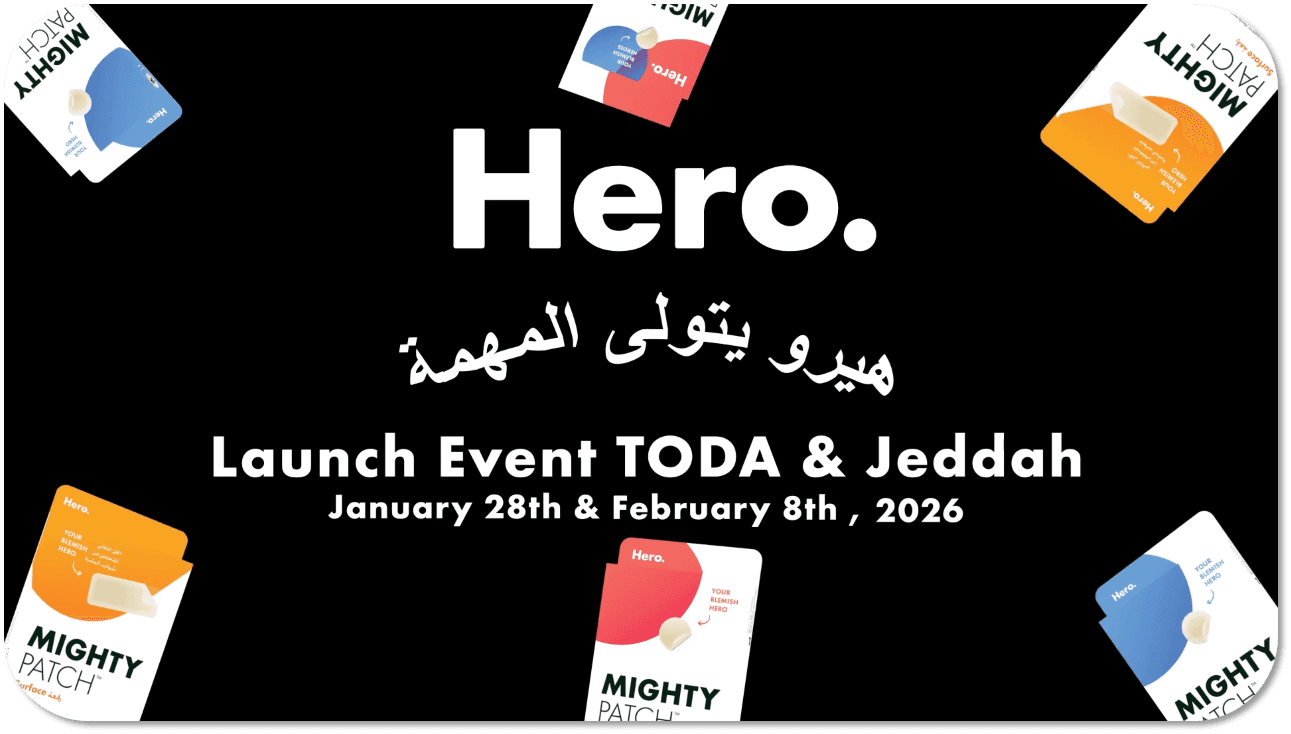 Hero launch event invite